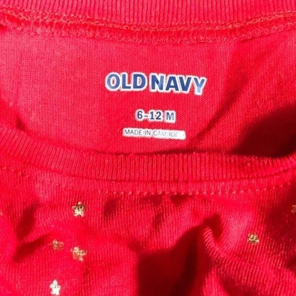 Old Navy Red Girls Dress -  6-12M - Picture 4 of 4